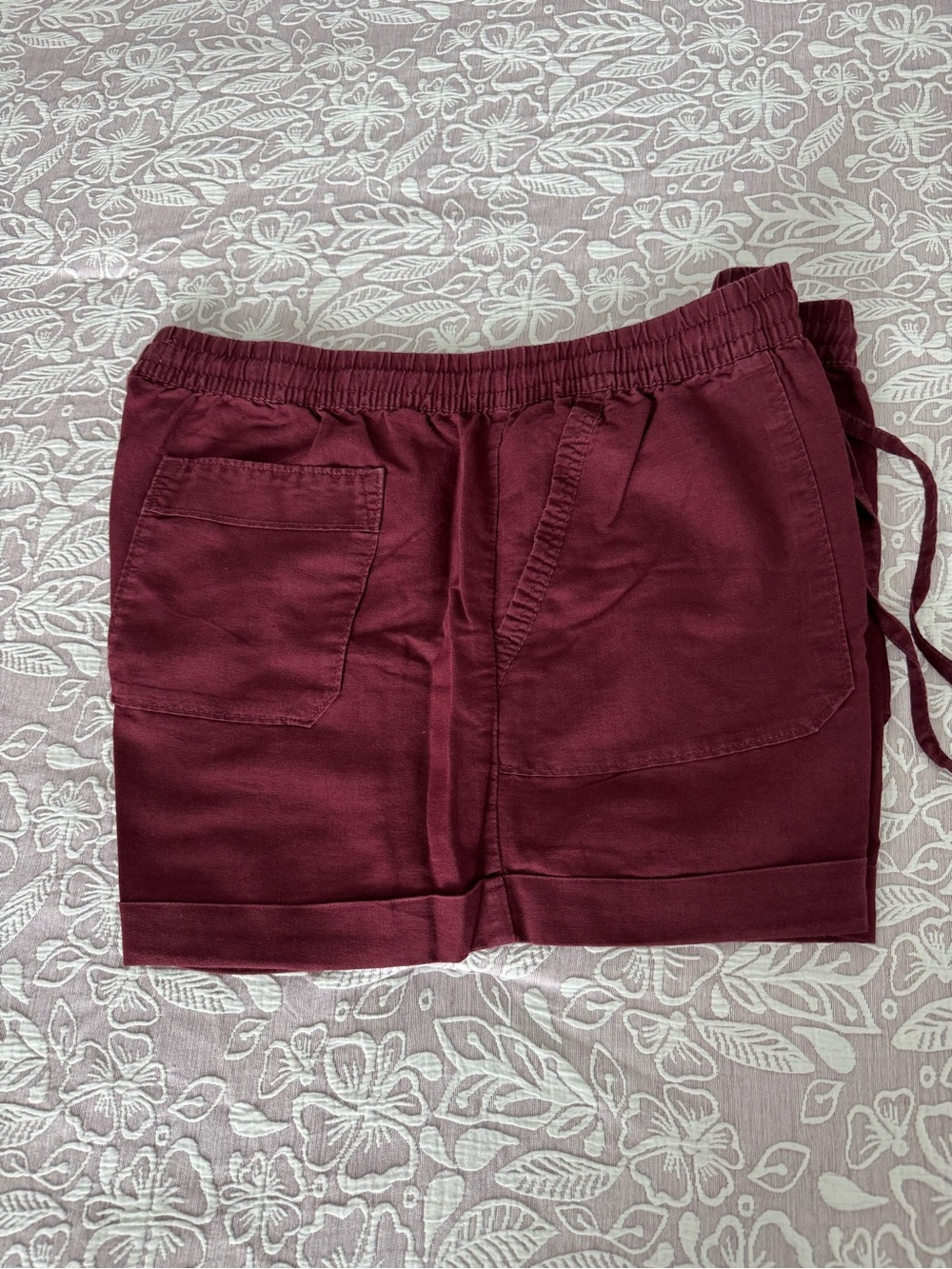 Linen Drawstring Shorts